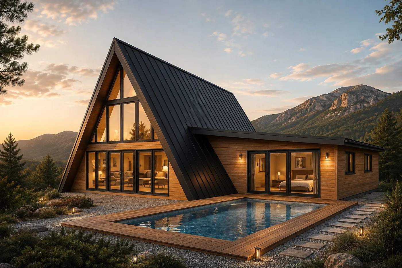 VILA AVALA 140, premium vila sa jednim širokim bočnim krilom